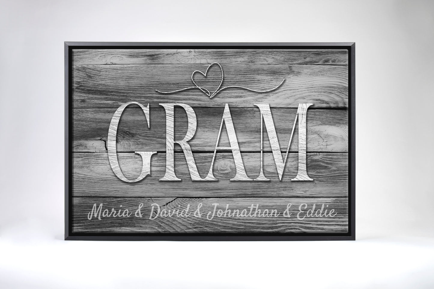 Gram Canvas Black and White