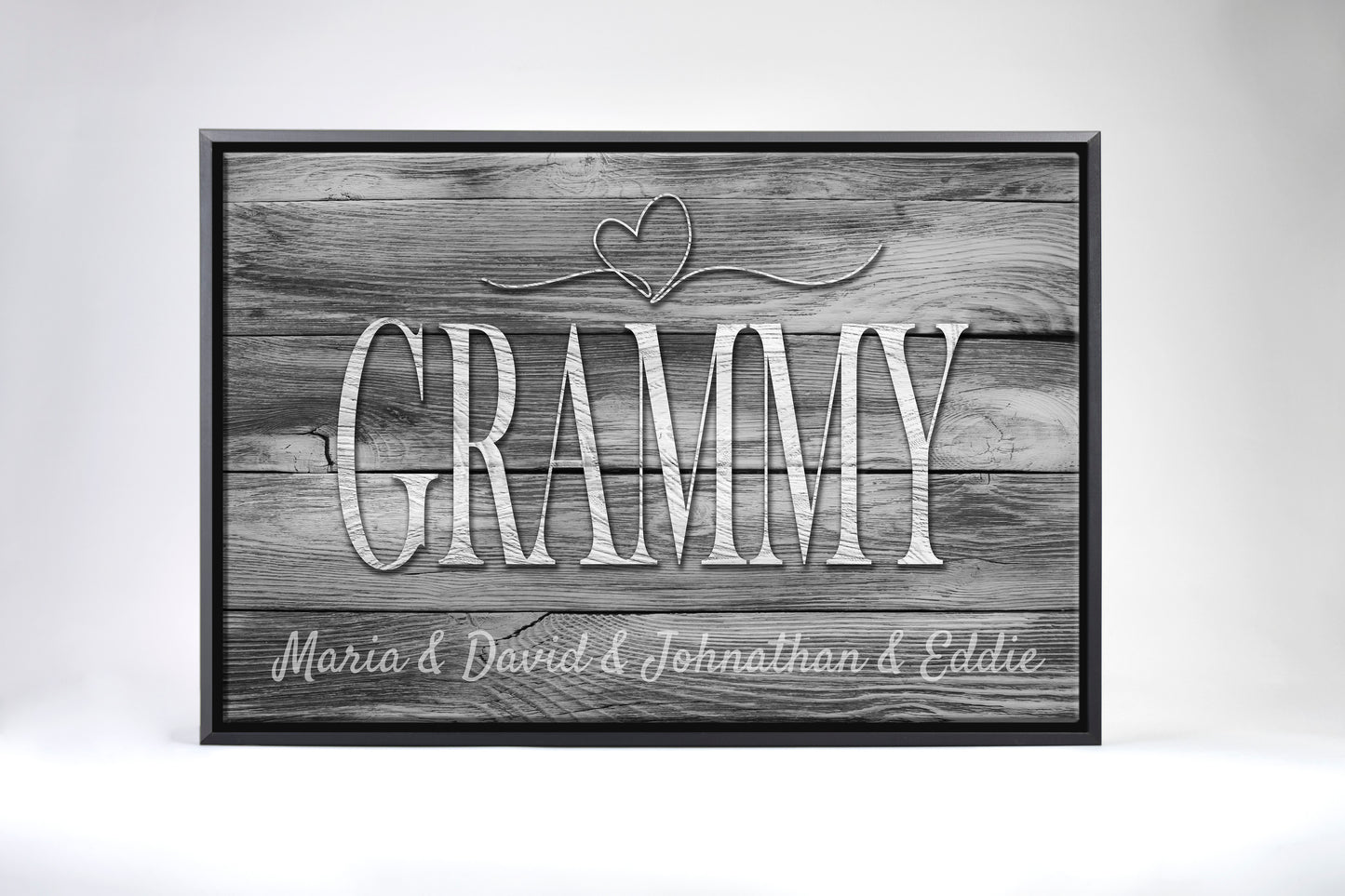 Grammy Canvas Black and White