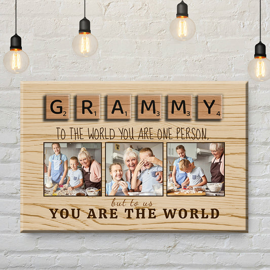 Grammy You Are The World Canvas