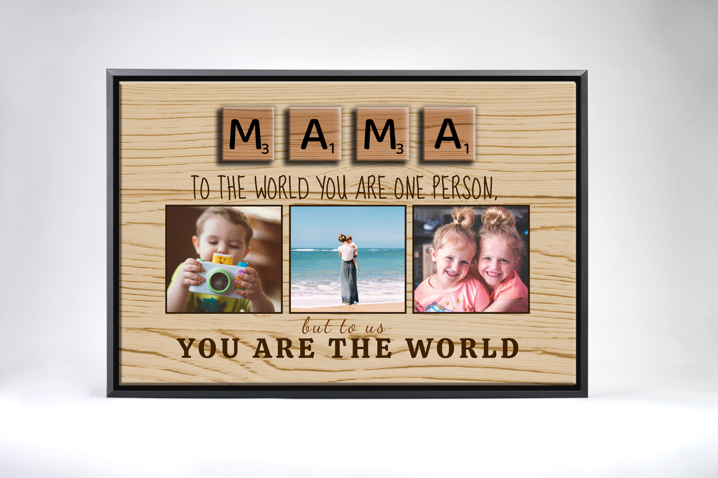 Mama You Are The World Canvas