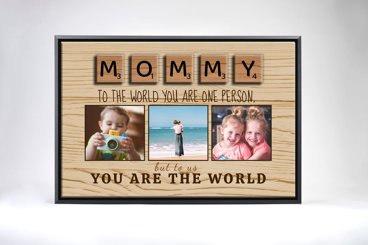 Momma You Are The World Canvas