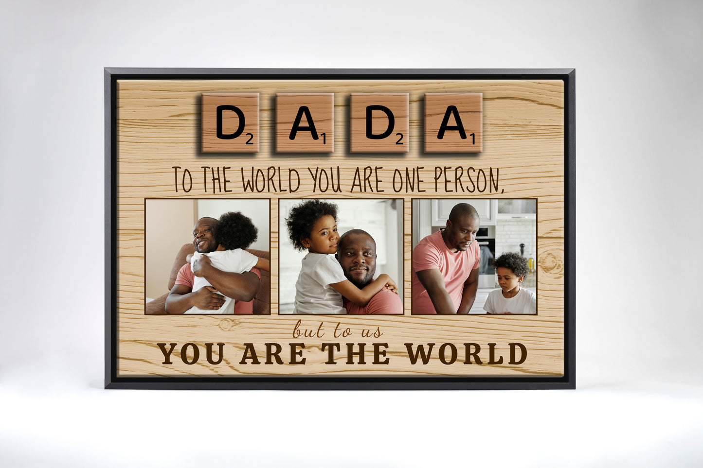 Dada You Are The World Canvas