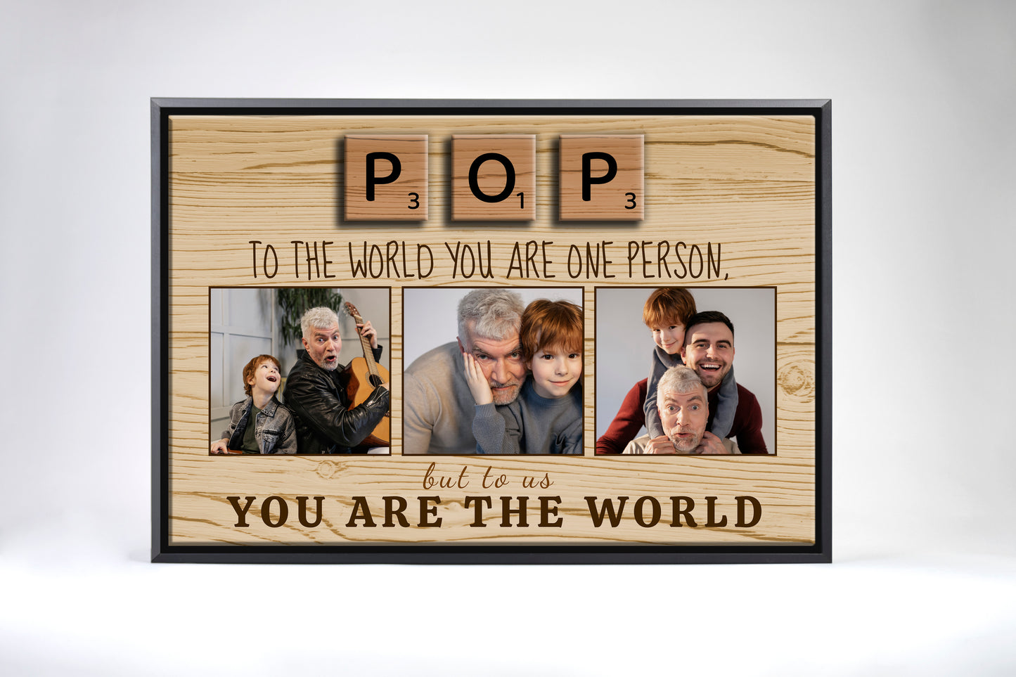 Pop You Are The World Canvas